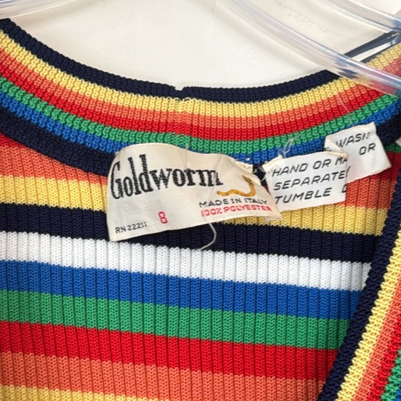 Vintage Goldworm Dress (Made in Italy ) - Picture 6 of 8